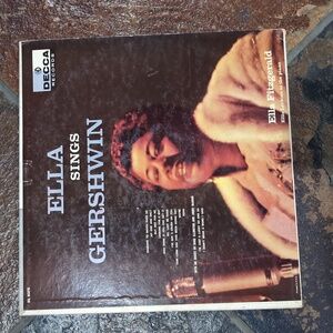 Ella Fitzgerald Sings Gershwin Mono Version Vinyl Record